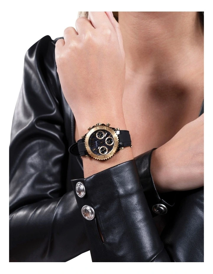 Guess Cosmic GW0466L1 Silicone Watch In Black 6 Guess Cosmic GW0466L1 Silicone Watch In Black - Image 6