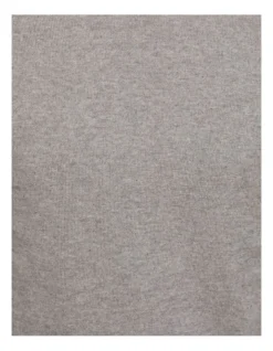 Oxford Crew Neck Cotton Cashmere Pullover In Grey -Myer Clothing Shop 948169720 6 720x928