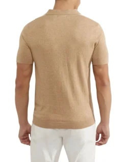 Oxford Finnigan Knitted Polo In Tan 8 Oxford Finnigan Knitted Polo In Tan -Myer Clothing Shop 948170980 3 1 720x928