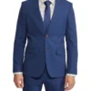 Oxford Byron Wool Stretch Suit Jacket In Blue