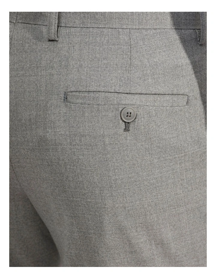 Oxford Hopkins Wool Stretch Suit Trousers In Grey 6 Oxford Hopkins Wool Stretch Suit Trousers In Grey - Image 6