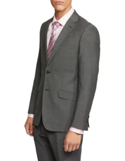 Oxford Hopkins Wool Suit Jacket In Grey -Myer Clothing Shop 948173950 3 720x928