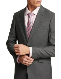 Oxford Hopkins Wool Suit Jacket In Grey -Myer Clothing Shop 948173950 4 720x928