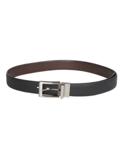 Van Heusen Leather Pin Buckle Saffiano Reversible Belt In Black/Brown 5 Van Heusen Leather Pin Buckle Saffiano Reversible Belt In Black/Brown -Myer Clothing Shop 948248020 3 720x928
