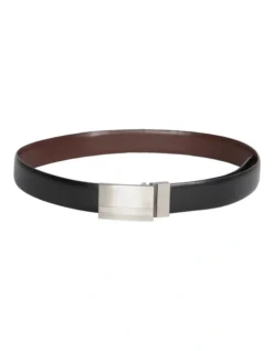 Van Heusen Plate Buckle Belt In Black -Myer Clothing Shop 948248110 3 720x928