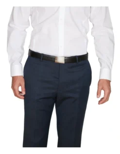 Van Heusen Plate Buckle Belt In Black -Myer Clothing Shop 948248110 4 720x928