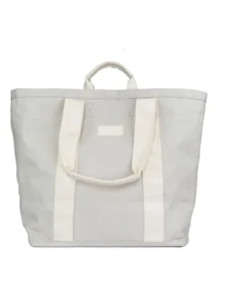 Utility Tote In Stone/Ecru