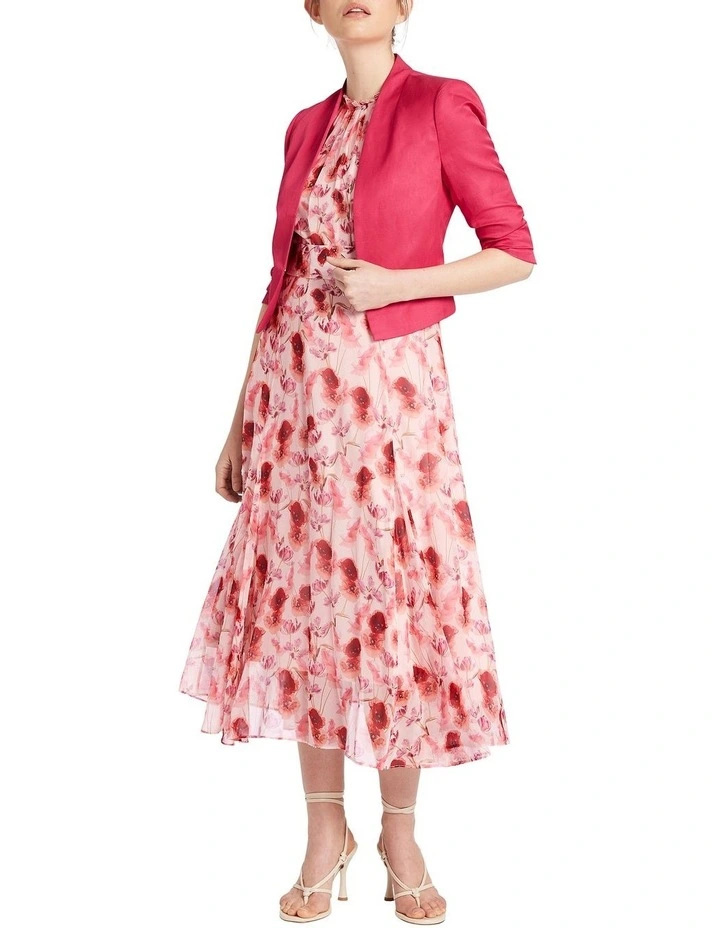 Leia Cropped Jacket In Jam 2 Leia Cropped Jacket In Jam - Image 2