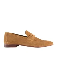Thomas Suede Loafers In Tobacco