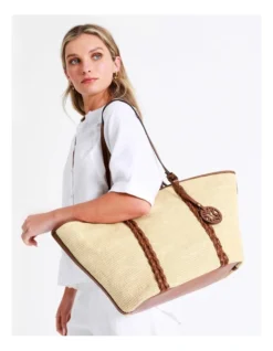 Biarritz Tote Bag In Natural -Myer Clothing Shop 948430990 4 1 720x928