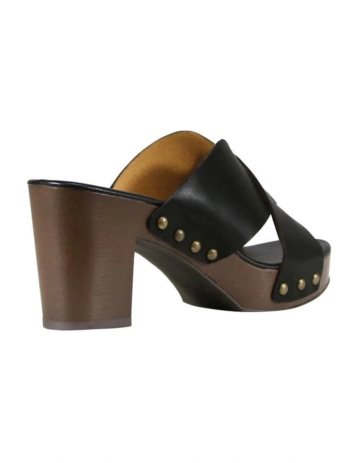 Midtown Clog Mule In Black 2 Midtown Clog Mule In Black - Image 2