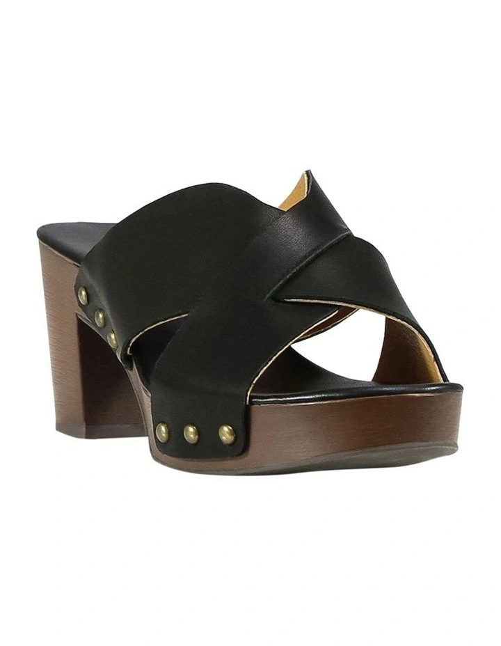 Midtown Clog Mule In Black 4 Midtown Clog Mule In Black - Image 4