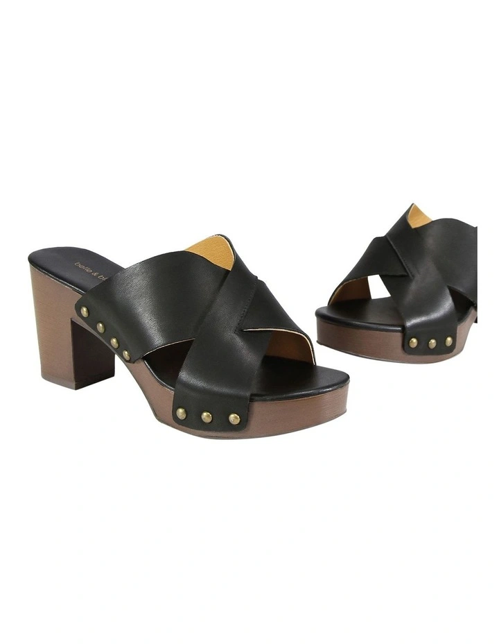 Midtown Clog Mule In Black 5 Midtown Clog Mule In Black - Image 5