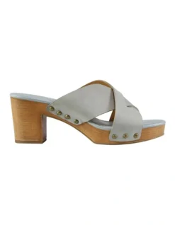 Midtown Clog Mule In Grey