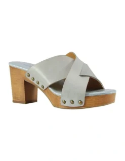 Midtown Clog Mule In Grey 7 Midtown Clog Mule In Grey -Myer Clothing Shop 948687130 3 720x928