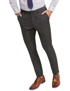 Oxford Auden Wool Suit Trousers In Dark Grey -Myer Clothing Shop 948693880 4 720x928
