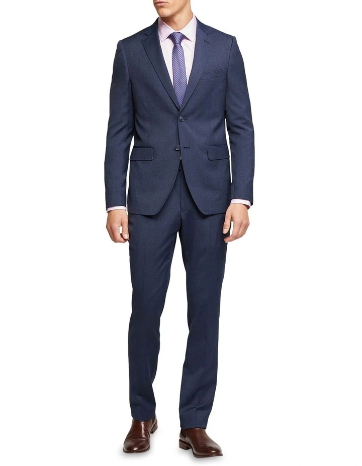 Oxford Auden Wool Stretch Suit Trousers In Gunmetal 5 Oxford Auden Wool Stretch Suit Trousers In Gunmetal - Image 5