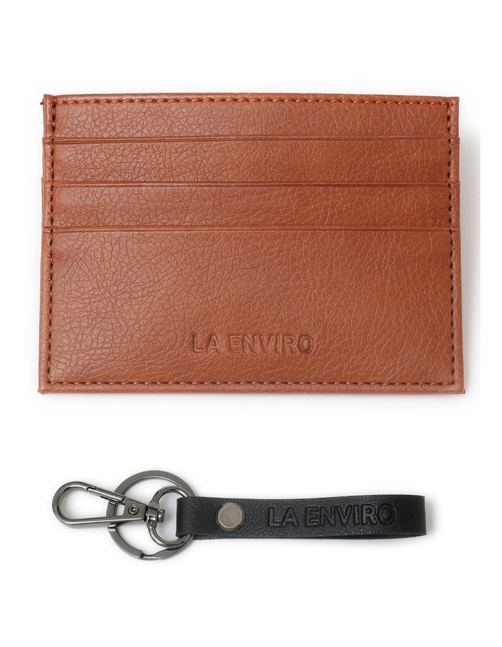 Avoca Minimalist Card Holder In Brown 1 Avoca Minimalist Card Holder In Brown