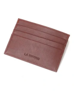 Avoca Minimalist Card Holder In Dark Brown -Myer Clothing Shop 948704410 6 720x928