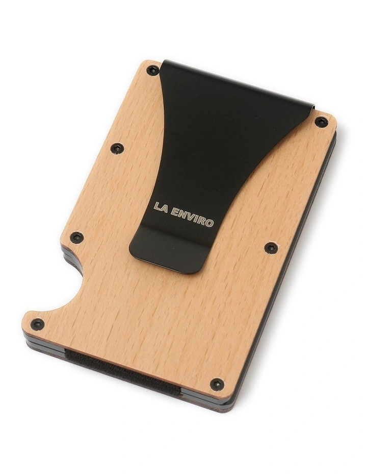 Wooden Minimalist Wallet In Ash 3 Wooden Minimalist Wallet In Ash - Image 3