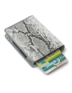 Vegan Skin Leather Wallet In Grey -Myer Clothing Shop 948705130 6 720x928