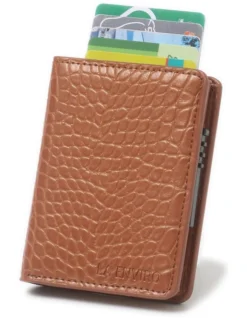 Vegan Skin Leather Wallet In Brown -Myer Clothing Shop 948705220 4 720x928