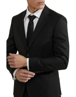 Oxford Byron Wool Suit Jacket In Black 8 Oxford Byron Wool Suit Jacket In Black -Myer Clothing Shop 948737170 4 720x928