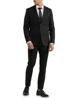 Oxford Byron Wool Suit Jacket In Black 9 Oxford Byron Wool Suit Jacket In Black -Myer Clothing Shop 948737170 5 720x928