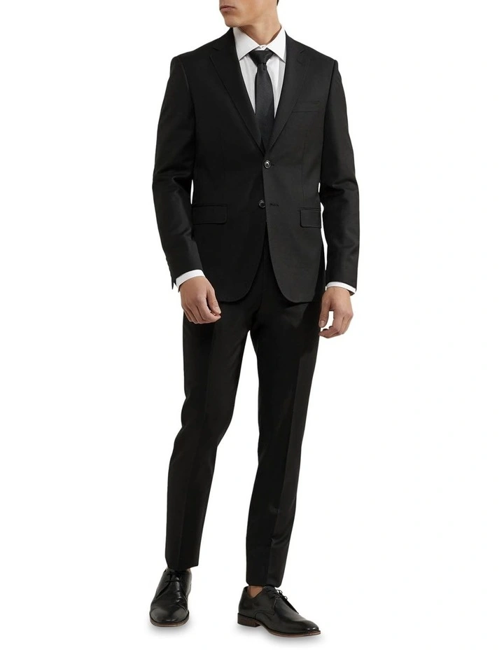Oxford Byron Wool Suit Jacket In Black 5 Oxford Byron Wool Suit Jacket In Black - Image 5