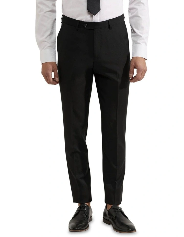 Oxford Byron Wool Suit Trousers In Black 1 Oxford Byron Wool Suit Trousers In Black