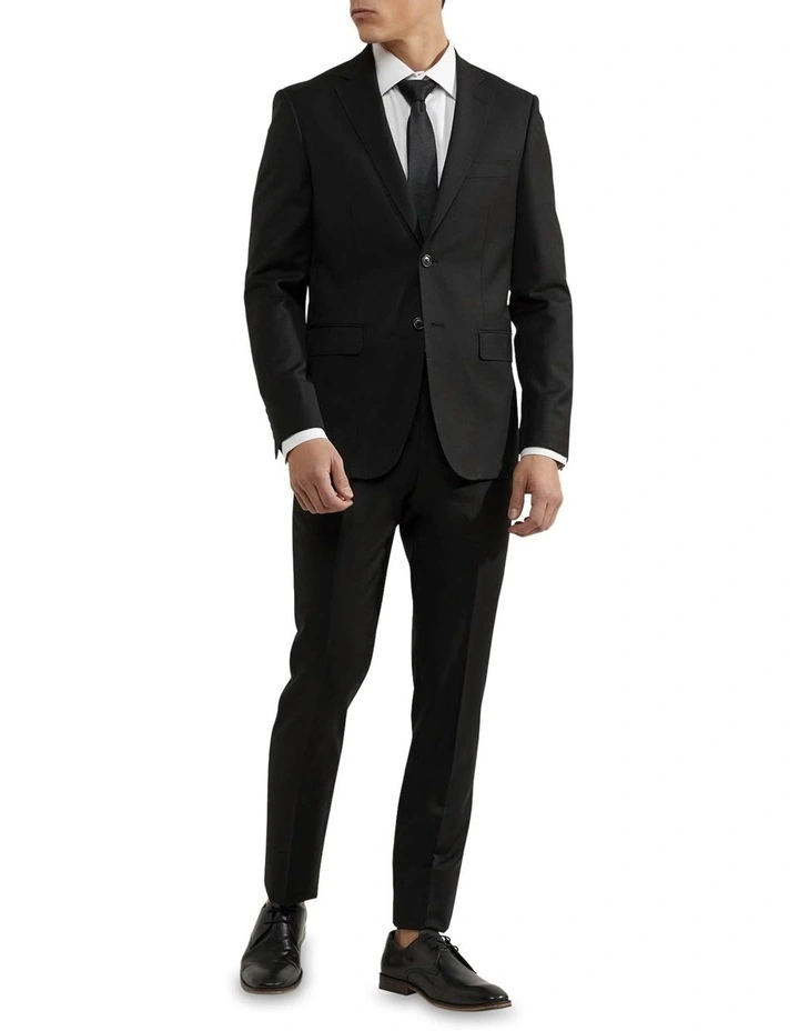 Oxford Byron Wool Suit Trousers In Black 7 Oxford Byron Wool Suit Trousers In Black - Image 7