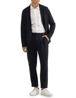 Oxford Daniel Tencel Casual Linen Jacket In Navy 10 Oxford Daniel Tencel Casual Linen Jacket In Navy -Myer Clothing Shop 948739600 5 720x928