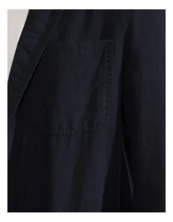 Oxford Daniel Tencel Casual Linen Jacket In Navy 11 Oxford Daniel Tencel Casual Linen Jacket In Navy -Myer Clothing Shop 948739600 6 720x928