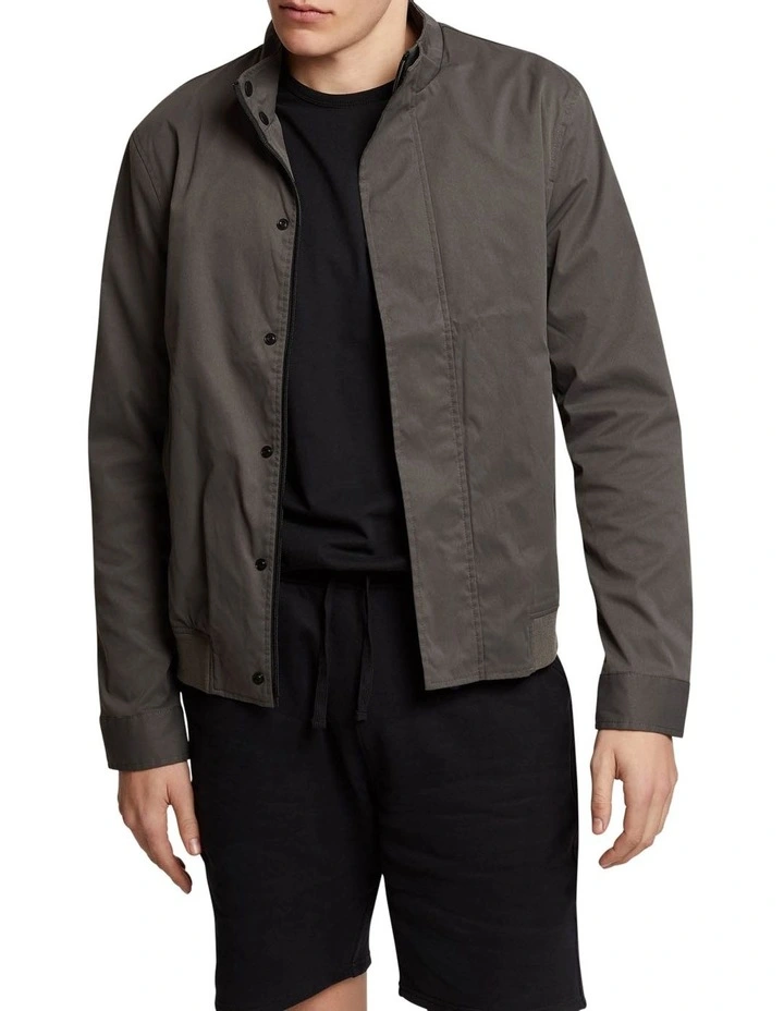 Oxford Barkley Bomber Jacket In Dark Olive 1 Oxford Barkley Bomber Jacket In Dark Olive