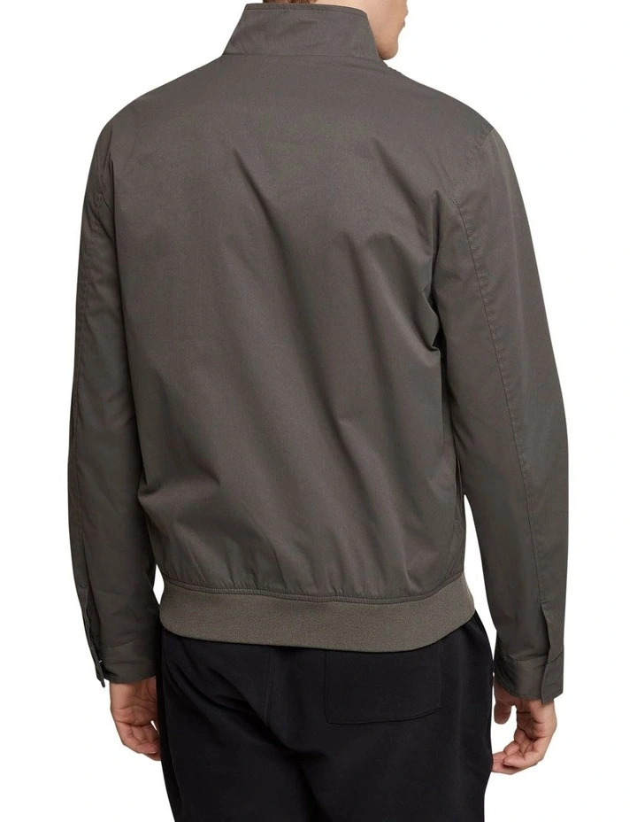 Oxford Barkley Bomber Jacket In Dark Olive 3 Oxford Barkley Bomber Jacket In Dark Olive - Image 3