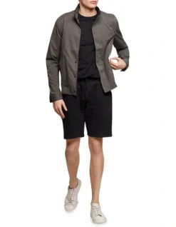 Oxford Barkley Bomber Jacket In Dark Olive 10 Oxford Barkley Bomber Jacket In Dark Olive -Myer Clothing Shop 948739870 5 720x928