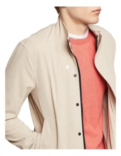 Oxford Barkley Bomber Jacket In Sand -Myer Clothing Shop 948739960 4 720x928