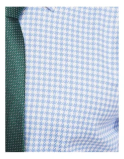 Oxford Beckton Dobby Shirt In Cornflower Blue -Myer Clothing Shop 948782440 6 720x928