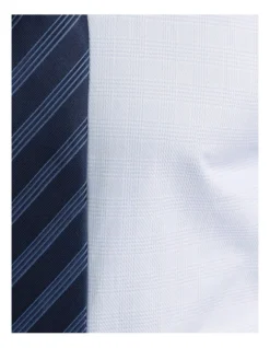 Oxford Beckton Checked Shirt In Sky -Myer Clothing Shop 948783070 6 720x928