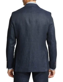 Oxford Blake Linen Blazer In Navy -Myer Clothing Shop 948783520 3 720x928