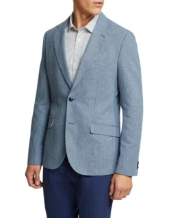 Oxford Milton Unlined Blazer In Blue -Myer Clothing Shop 948784420 3 720x928