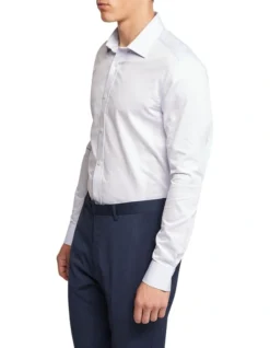 Oxford Beckton Dobby Shirt In Sky -Myer Clothing Shop 948785410 3 720x928