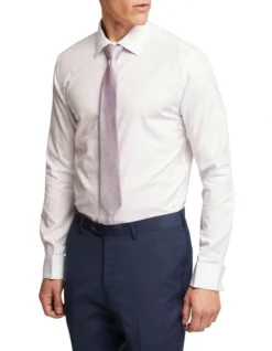 Oxford Beckton French Cuff Shirt In White -Myer Clothing Shop 948785680 3 720x928