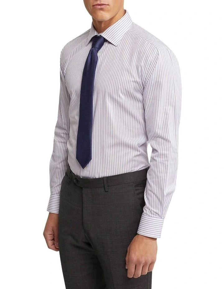 Oxford Islington Regular Striped Shirt In Purple 2 Oxford Islington Regular Striped Shirt In Purple - Image 2