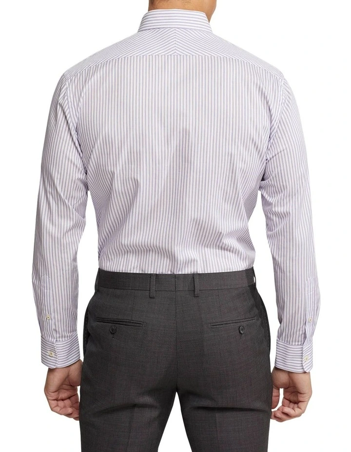 Oxford Islington Regular Striped Shirt In Purple 3 Oxford Islington Regular Striped Shirt In Purple - Image 3