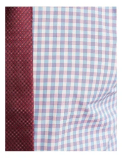 Oxford Beckton Checked Shirt In Pink/Blue -Myer Clothing Shop 948786490 6 1 720x928