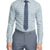 Oxford Islington Checked Luxury Shirt In Blue/Green