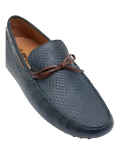 Oxford Jojo Leather Driver Loafers In Navy -Myer Clothing Shop 948937060 3 720x928