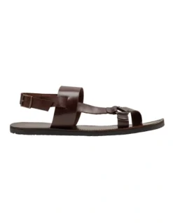 Oxford Nakoa Leather Sandals In Brown