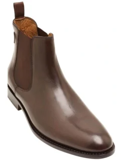 Oxford Gage Goodyear Welted Chelsea Boots In Chocolate -Myer Clothing Shop 948937600 3 720x928